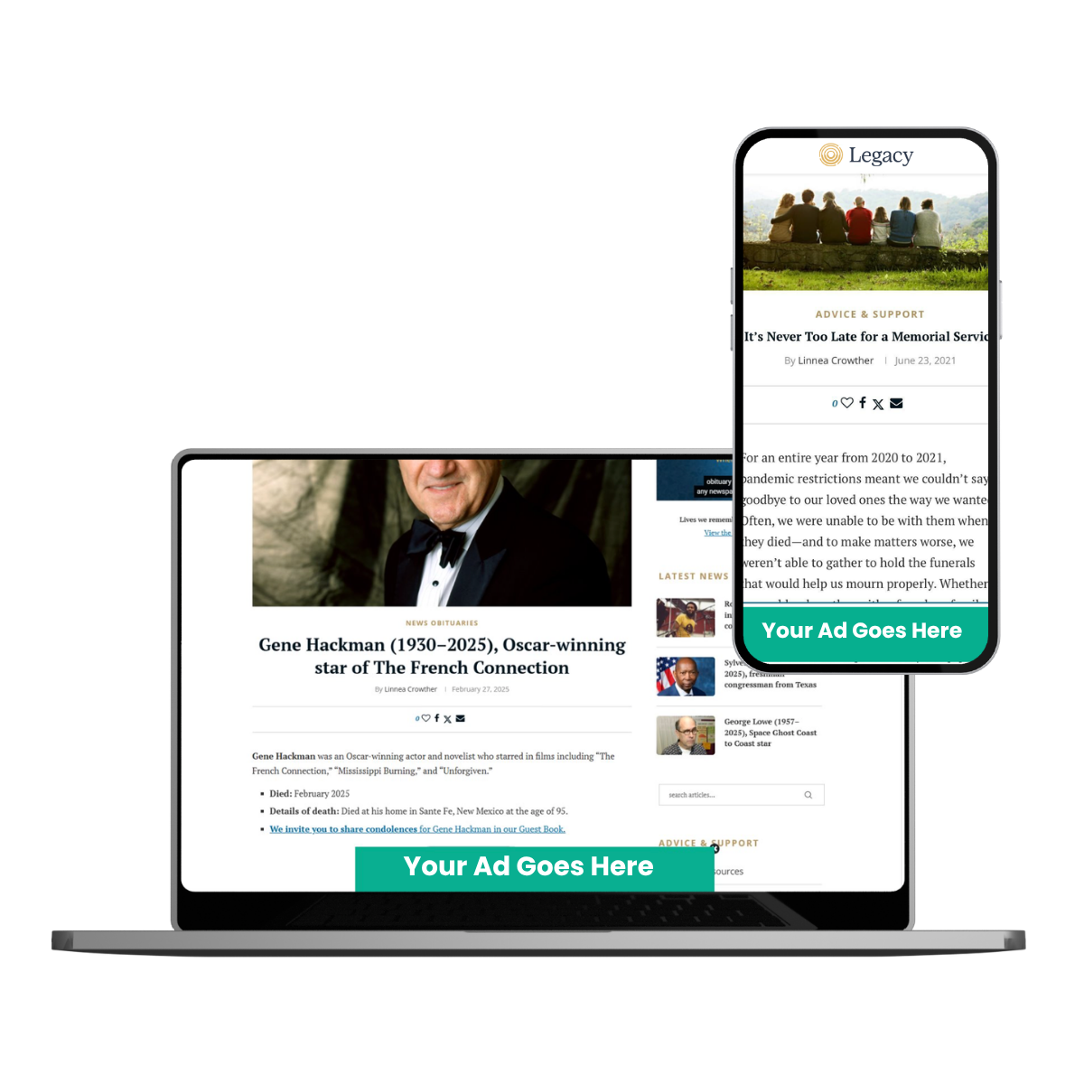 Standard display ad example