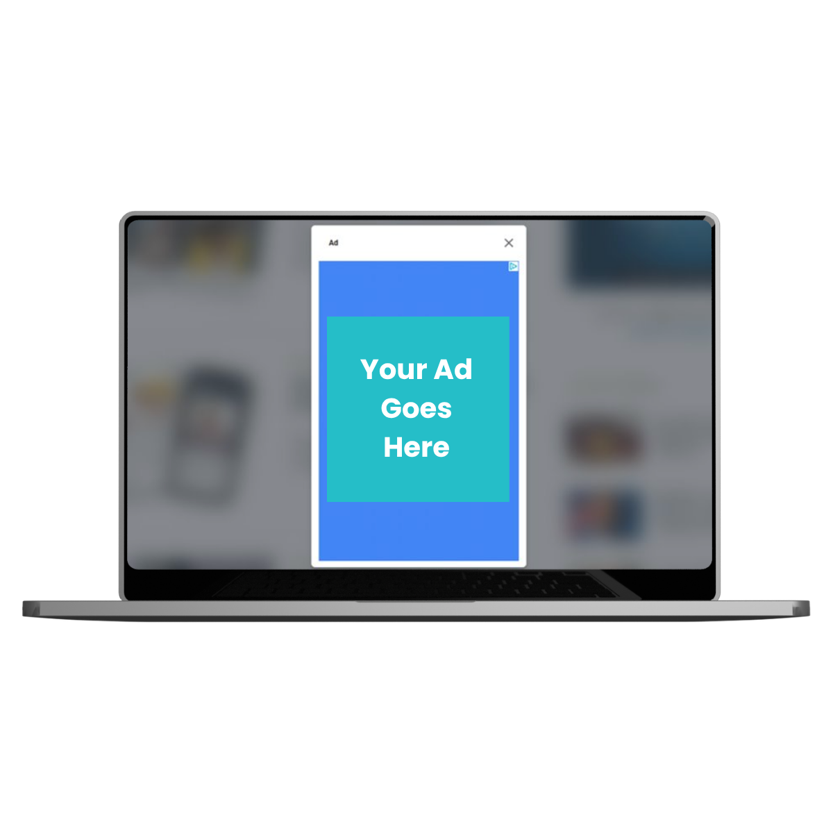 Premium interstitial ad example