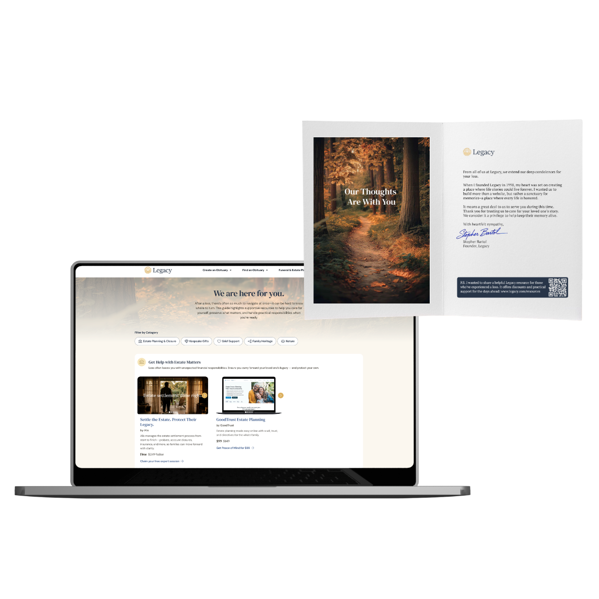Resources page placement example